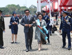 Menteri ATR/Kepala BPN Hadiri Upacara Peringatan HUT ke-78 TNI