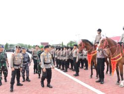 Jelang Pemilu 2024, Polda Sulteng Gelar Pasukan Operasi Mantap Brata