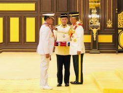 Panglima TNI Dianugrahi Tanda Kehormatan Panglima Gagah Angkatan Tentera Kerajaan Malaysia Atas Dedikasinya