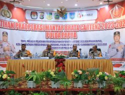 Pastikan Pengamanan Pemilu Sukses, Kapolda Papua Buka Latpraops Mantap Brata Cartenz 2023-2024