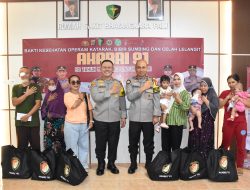 Kapolda Sulteng Tinjau Bhakti Kesehatan Operasi Bibir Sumbing dan Katarak AKABRI 91