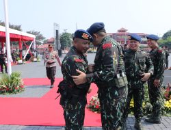 Brigjen Pol Ramdani Hidayat Hadiri Upacara Serah Terima Pataka Korps Brimob Polri Satya Cakti Yannottama di Jawa Barat