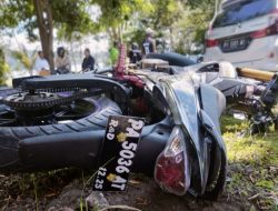 Laka Tunggal Di Sentani, Tabrak Pembatas Jalan Pengendara Sepeda Motor Meninggal Dunia
