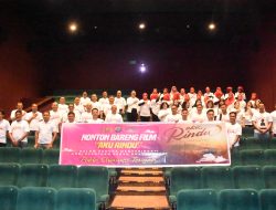 Bawa Pesan Inspiratif, Polda Sulteng Nobar Film ‘Aku Rindu’