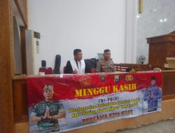 Polda Sulsel Gelar Minggu Kasih di Wilayah Sudiang Makassar, Harap Jemaat Ikut Bersinergi dengan Aparat Wujudkan Pemilu Aman