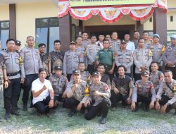 Kapolres Gowa Dampingi Kapolda Sulawesi Selatan Tinjau Pembangunan Polsubsektor Bontonompo Selatan