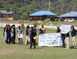 Sukseskan Pemilu 2024, Polres Mamberamo Tengah Gelar Simulasi Sispamkota