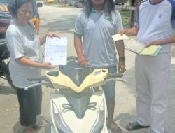 Motor Honda Beat Yang Dicuri Kembali Ke Tangan Pemiliknya Berkat Timsus Polres Keerom