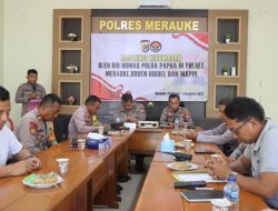 Tingkatkan Manajemen Media dan Cooling System, Bidhumas Polda Papua Lakukan Asistensi di Polres Merauke