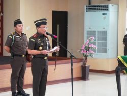Pelantikan dan Serah Terima Jabatan, Kajati Sulsel: Jaga Netralitas ASN pada Pemilu 2024