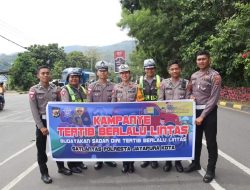 Satlantas Polresta Jayapura Kota Kampanyekan Tertib Berlalu Lintas