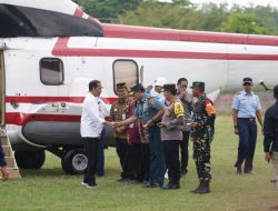 Panglima TNI Dampingi Presiden RI Kunker di Kutai Barat