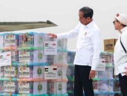 Presiden RI Lepas Bantuan Kemanusiaan BAZNAS ke Palestina