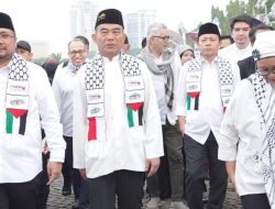 Ikut Aksi di Monas, Menag: Posisi Indonesia Jelas Bersama Palestina