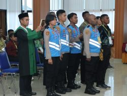Polda Papua Gelar Pengambilan Sumpah dan Penandatangan Pakta Intergritas Penerimaan Bintara Proaktif T.A. 2023