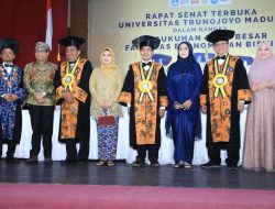 UTM Miliki Tiga Guru Besar Baru, Gus Halim: Harus Perkuat Pondasi Ekonomi Madura