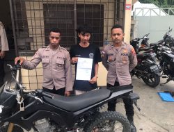 Polisi Serahkan 1 Unit Motor Hasil Curian Kepada Pemiliknya