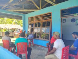 Gencarkan Cooling System, Kapolsek Yendidori Jalin Komunikasi dengan Perangkat Desa Binyeri