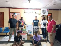 Aksi Cepat Polres Supiori, 2 Tersangka Kasus Pencurian Inventaris Pariwisata Berhasil Ditangkap