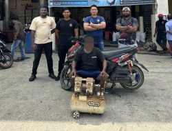 Tim Resmob Numbay Amankan Satu Pelaku Curanmor di Hamadi