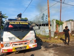 Polisi Tangani Kasus Kebakaran Rumah Penampungan Besi Tua di Nabire