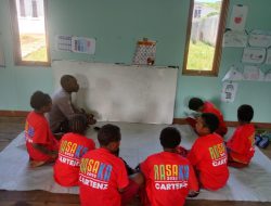 Polri Peduli Pendidikan di Wilayah Pegunugan Papua