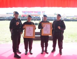 HUT ke-78 Korps Brimob, Kapolda dan Wakapolda Sulteng Diangkat Jadi Warga Kehormatan