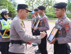 Pimpin Upacara PTDH 4 Personelnya, ini Pesan dan Harapan Kapolres Touna