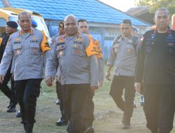 Kapolda Papua Mengecek Kesiapan Pengamanan Kunker Presiden RI di Biak Numfor