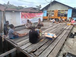 Jelang Bulan Desember, Polsek Japut Bahas Kamtibmas Bersama Warga Lewat Para-Para Numbay