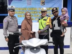 Polisi Kembalikan Sepeda Motor Curian ke Tangan Pemiliknya