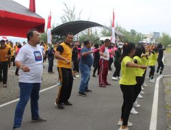 Ditpolairud Polda Sulteng Peringati HUT Ke-73 Polairud Polri dengan Olah Raga Bersama
