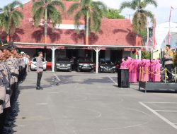 Polres Gowa Gelar Upacara Serah Terima Jabatan dan Pelantikan Pejabat Baru