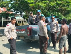 Jaga Kamtibmas di Perbatasan RI-PNG, Bentuk Cooling System Polsek Arso Timur Jelang Pemilu 2024
