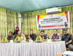 Kapolsek Somba Opu Hadiri Rakor Mitra Kerja Pengawasan Pemilu Serentak Tahun 2024