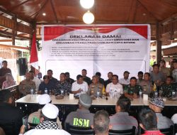 Seluruh Elemen Masyarakat Deklarasi Ciptakan Bitung Damai
