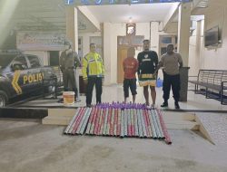 Polsek Abepura Lakukan Penertiban Pedagang Penjual Meriam Spirtus