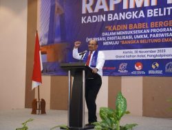 Pj Gubernur Safrizal Ajak Kadin Babel Kolaborasi Tekan Inflasi