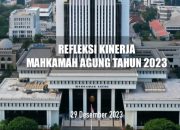 Refleksi Kinerja Mahkamah Agung RI Tahun 2023 Secara Virtual dengan Media