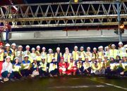 Menteri Basuki Saksikan Pemasangan Girder Flyover Madukoro, Pintu Gerbang ke Kota Semarang