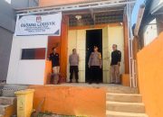 Kabagops Polres Morowali Utara Cek Gudang Logistik KPU dan Sambangi Kantor Bawaslu