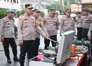 Antisipasi Bencana Alam dan Cuaca Ekstrem, Kapolres Gowa Cek Sarana Prasarana Peralatan SAR