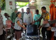 Kapolsek Pamona Selatan Berikan Bantuan Kursi Roda kepada Warga Penyandang Disabilitas