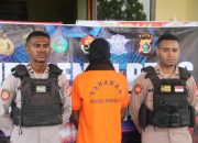 Polres Merauke Gelar Konferensi Pers Kasus Penganiayaan di Jalan Pembangunan