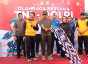 Olahraga Bersama TNI Polri, Kapolda Sulteng: Sinergitas dan Netralitas Harga Mati