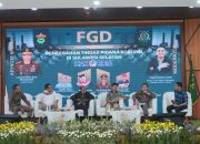 Kajati Sulsel Inisiasi FGD Pencegahan Tindak Pidana Korupsi di Sulawesi Selatan
