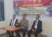 Perkuat Sinergitas, Polda Sulsel Gelar Minggu Kasih bersama Jemaat Gereja Graha Tiberias Makassar