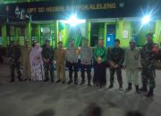 Kapolsek Bersama Danramil 1409-08 Bontonompo Sambut Peserta TonTin Yon Arhanud 4/AAY