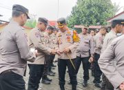 Cek Kesiapsiagaan Personel, Kapolres Gowa Sidak Polsek Somba Opu