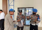 Tegakkan Kedisiplinan, Propam Polres Gowa Lakukan Pemeriksaan Kelengkapan Personel